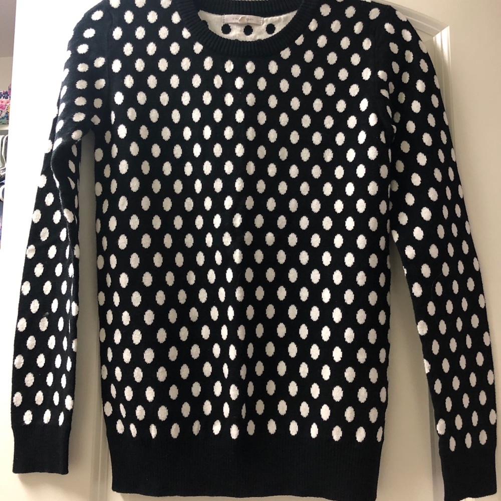 Polka dot sweater